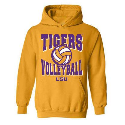 LSU - NCAA Women's Volleyball : Sanaa Dotson - Sports Shersey Hooded Sweatshirt