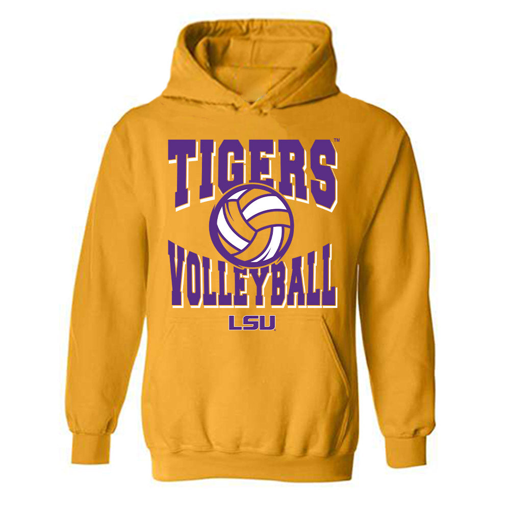 LSU - NCAA Women's Volleyball : Ella Hemmings - Sports Shersey Hooded Sweatshirt