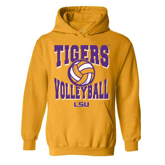 LSU - NCAA Women's Volleyball : Ella Hemmings - Sports Shersey Hooded Sweatshirt
