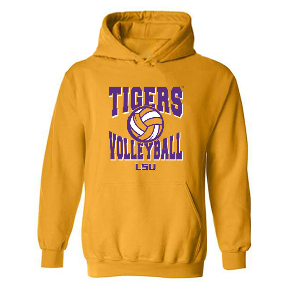 LSU - NCAA Women's Volleyball : Angie Lee - Sports Shersey Hooded Sweatshirt-0