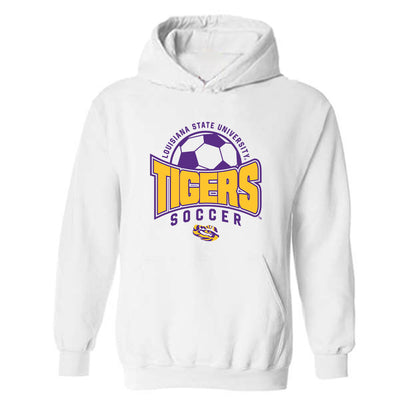 LSU - NCAA Women's Soccer : Kelsey Major - Sports Shersey Hooded Sweatshirt-0