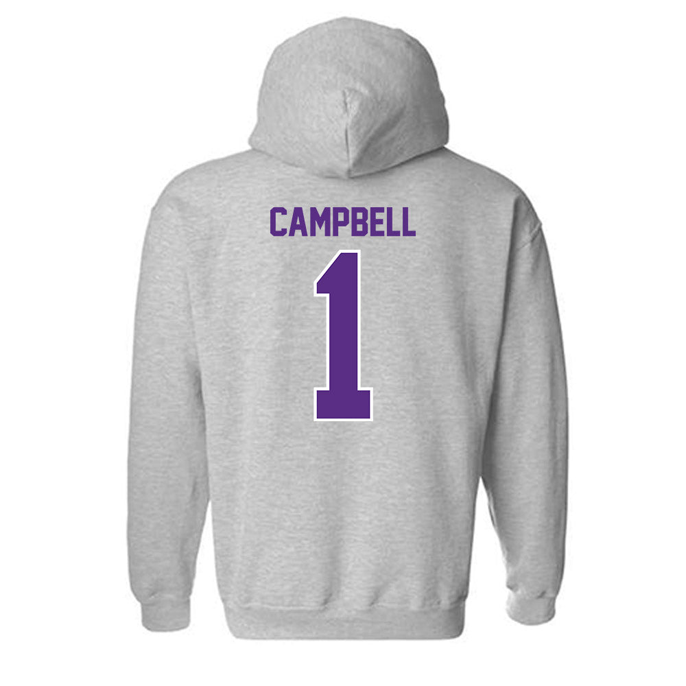 LSU - NCAA Beach Volleyball : Gracey James Campbell - Sports Shersey Hooded Sweatshirt