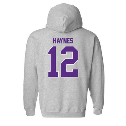 LSU - NCAA Beach Volleyball : Amber Haynes - Sports Shersey Hooded Sweatshirt