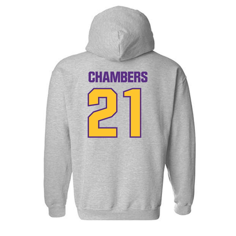 LSU - NCAA Beach Volleyball : Cassidy Chambers - Sports Shersey Hooded Sweatshirt