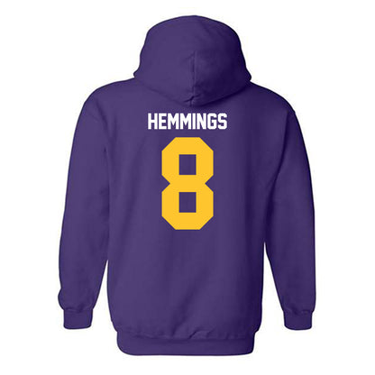 LSU - NCAA Women's Volleyball : Ella Hemmings - Classic Shersey Hooded Sweatshirt