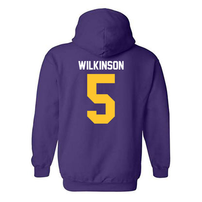 LSU - NCAA Men's Basketball : Mwani Wilkinson - Classic Shersey Hooded Sweatshirt