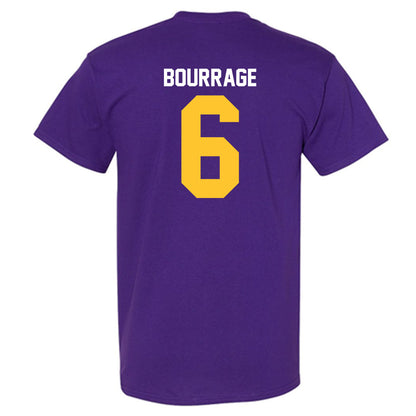 LSU - NCAA Women's Basketball : Divine Bourrage - Classic Shersey T-Shirt-1