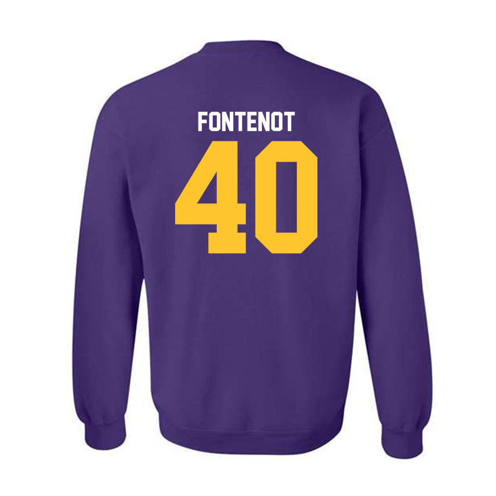 LSU - NCAA Baseball : Grant Fontenot - Classic Shersey Crewneck Sweatshirt-1