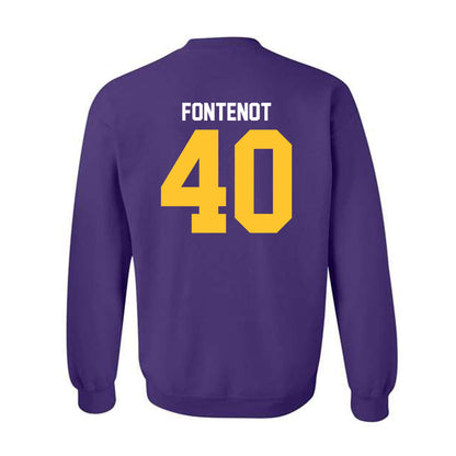 LSU - NCAA Baseball : Grant Fontenot - Classic Shersey Crewneck Sweatshirt-1