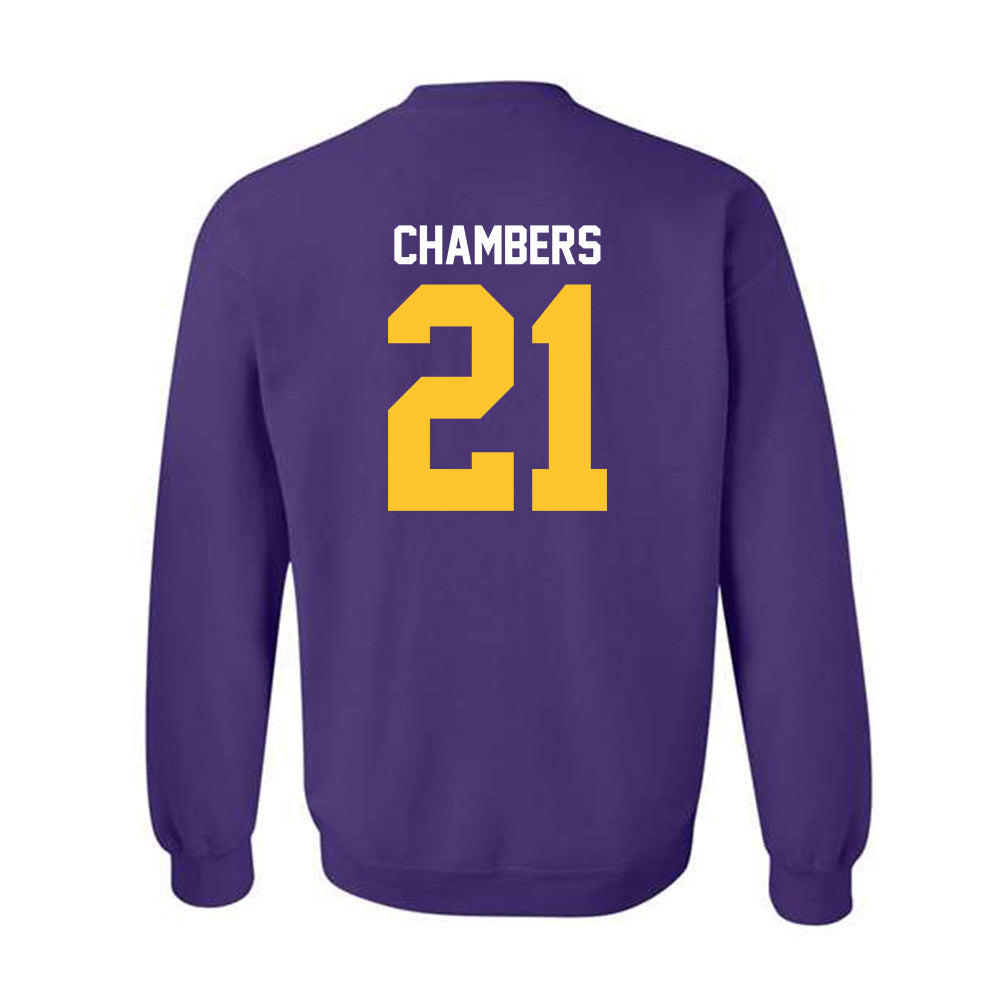 LSU - NCAA Beach Volleyball : Cassidy Chambers - Classic Shersey Crewneck Sweatshirt