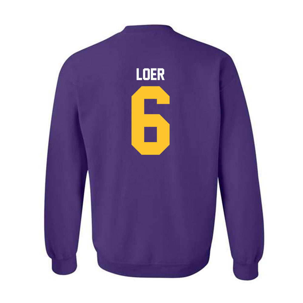 LSU - NCAA Baseball : Justin Loer - Classic Shersey Crewneck Sweatshirt