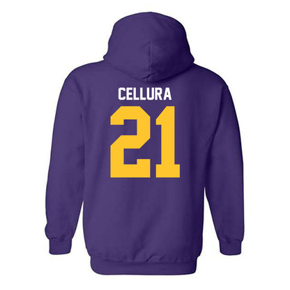 LSU - NCAA Softball : Cece Cellura - Classic Shersey Hooded Sweatshirt-1