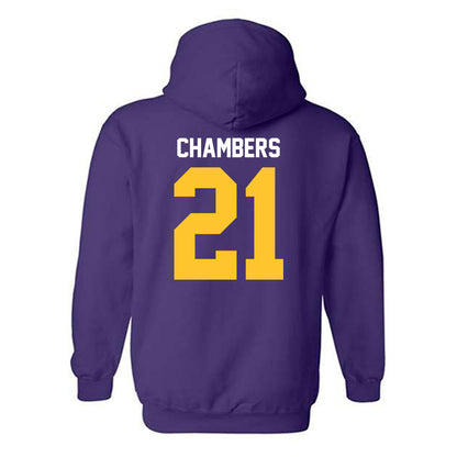 LSU - NCAA Beach Volleyball : Cassidy Chambers - Classic Shersey Hooded Sweatshirt