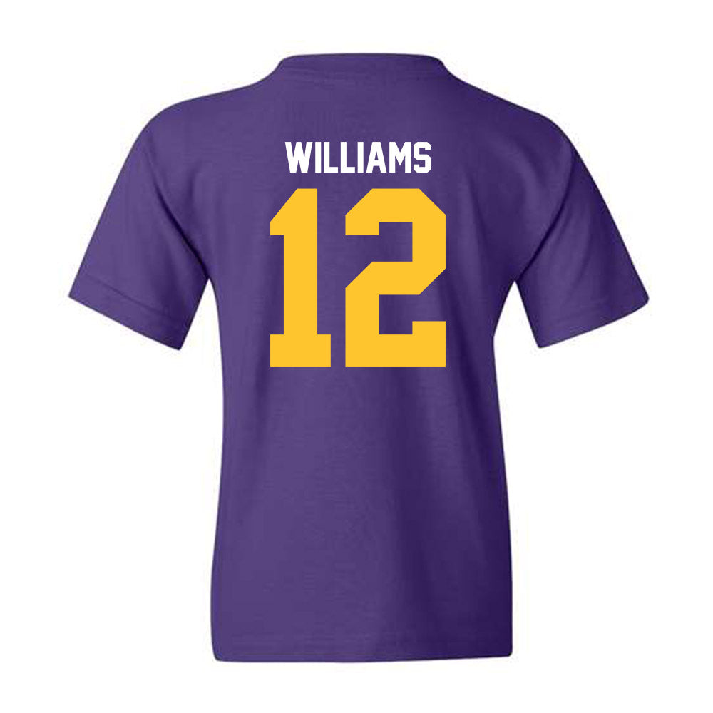 LSU - NCAA Men's Basketball : KJ Williams - Classic Shersey Youth T-Shirt