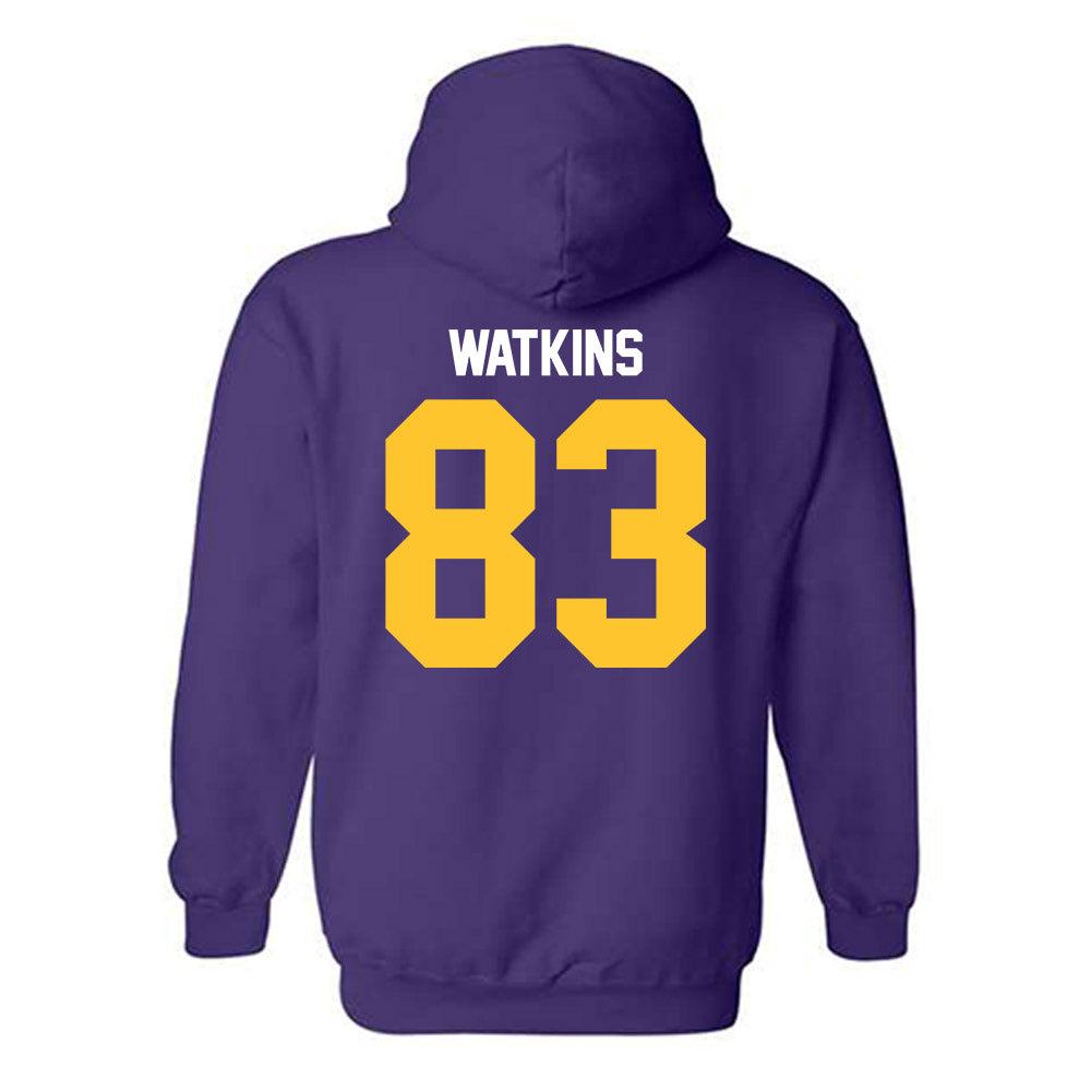 LSU - NCAA Football : Jelani Watkins - Classic Shersey Hooded Sweatshirt