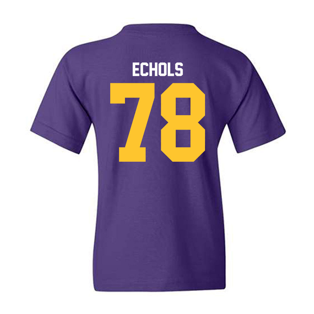 LSU - NCAA Football : Coen Echols - Classic Shersey Youth T-Shirt-1