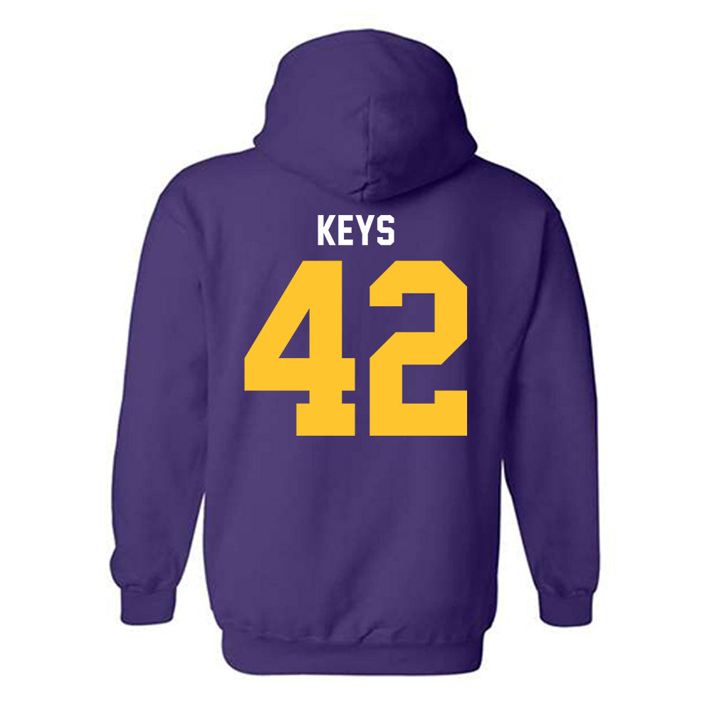 LSU - NCAA Football : Davhon Keys - Classic Shersey Hooded Sweatshirt