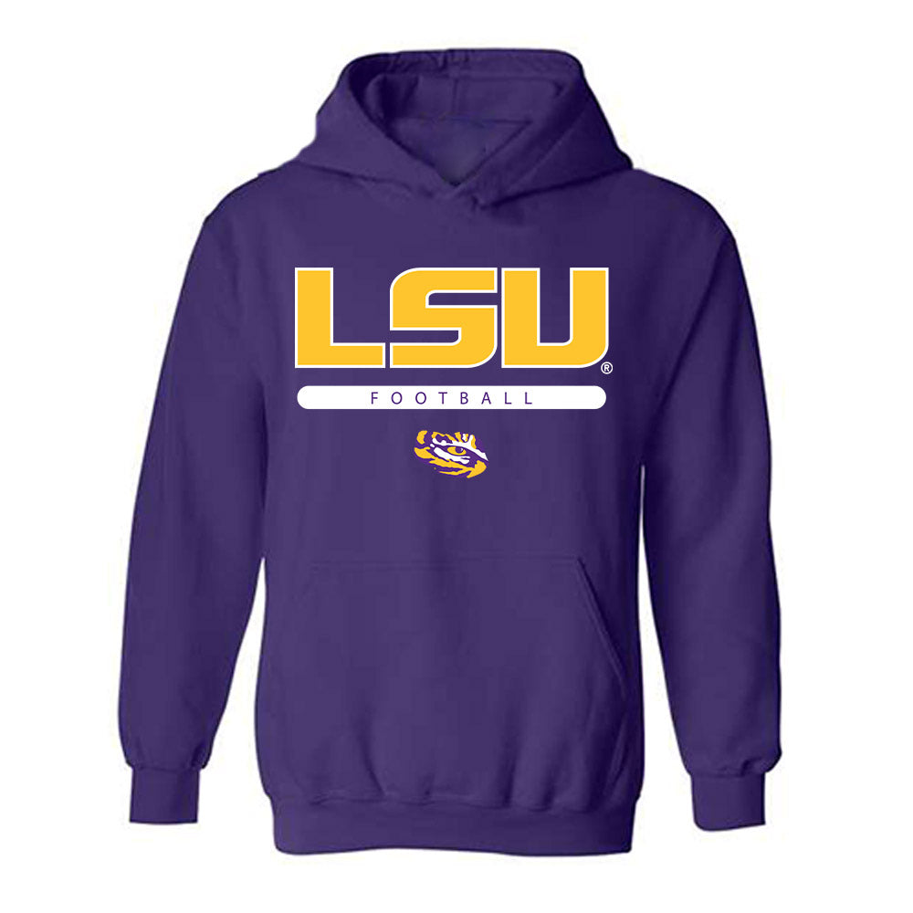 LSU - NCAA Football : Paul Mubenga - Classic Shersey Hooded Sweatshirt-0