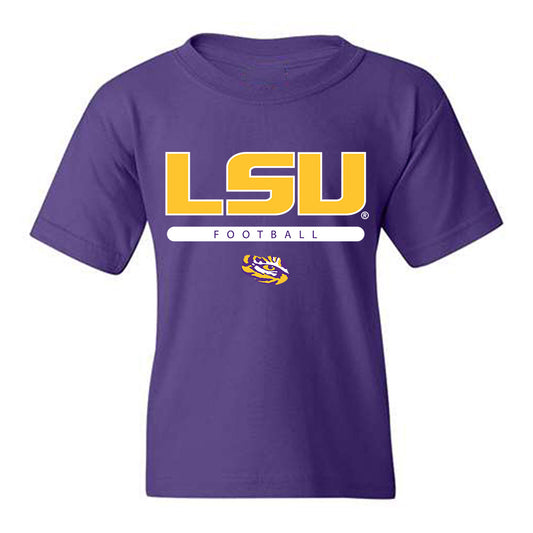 LSU - NCAA Football : Colin Hurley - Classic Shersey Youth T-Shirt-0