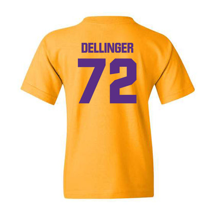 LSU - NCAA Football : Garrett Dellinger - Classic Shersey Youth T-Shirt