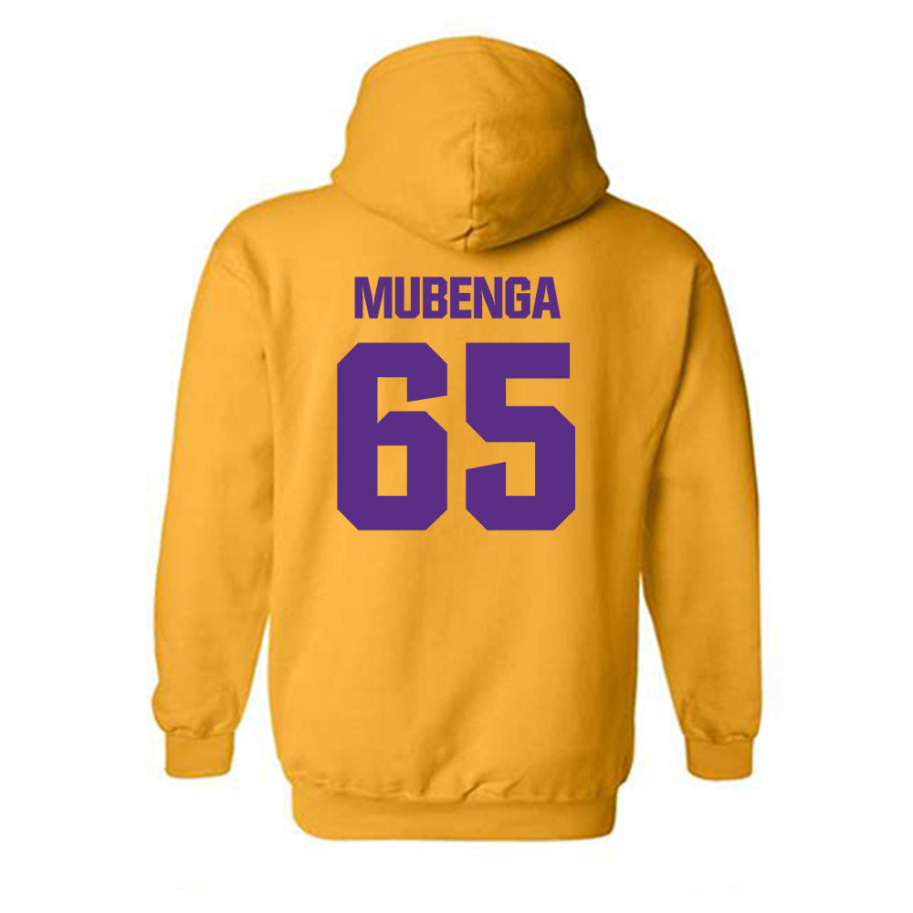 LSU - NCAA Football : Paul Mubenga - Classic Shersey Hooded Sweatshirt-1