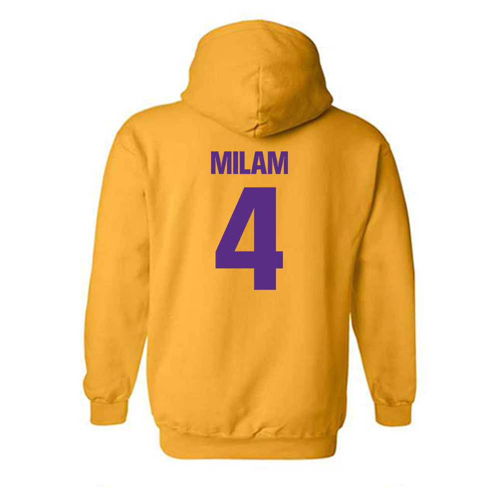 LSU - NCAA Baseball : Steven Milam - Classic Shersey Hooded Sweatshirt