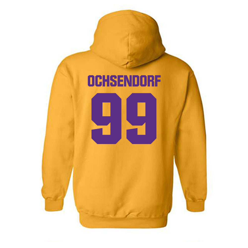 LSU - NCAA Football : Blake Ochsendorf - Classic Shersey Hooded Sweatshirt