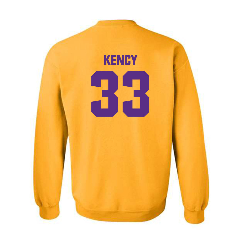 LSU - NCAA Football : David Kency - Classic Shersey Crewneck Sweatshirt-1