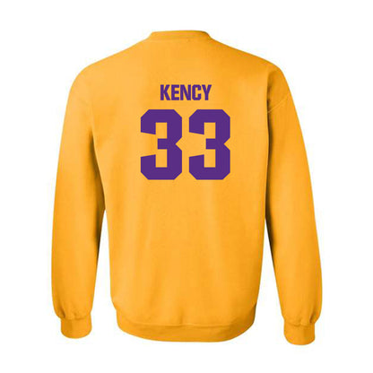 LSU - NCAA Football : David Kency - Classic Shersey Crewneck Sweatshirt-1