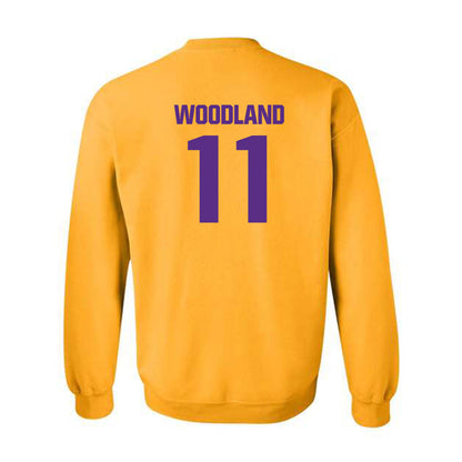 LSU - NCAA Football : PJ Woodland - Classic Shersey Crewneck Sweatshirt