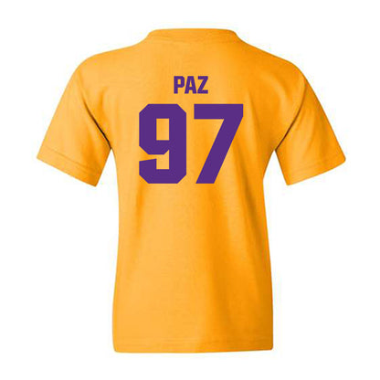 LSU - NCAA Baseball : Marcos Paz - Classic Shersey Youth T-Shirt-1