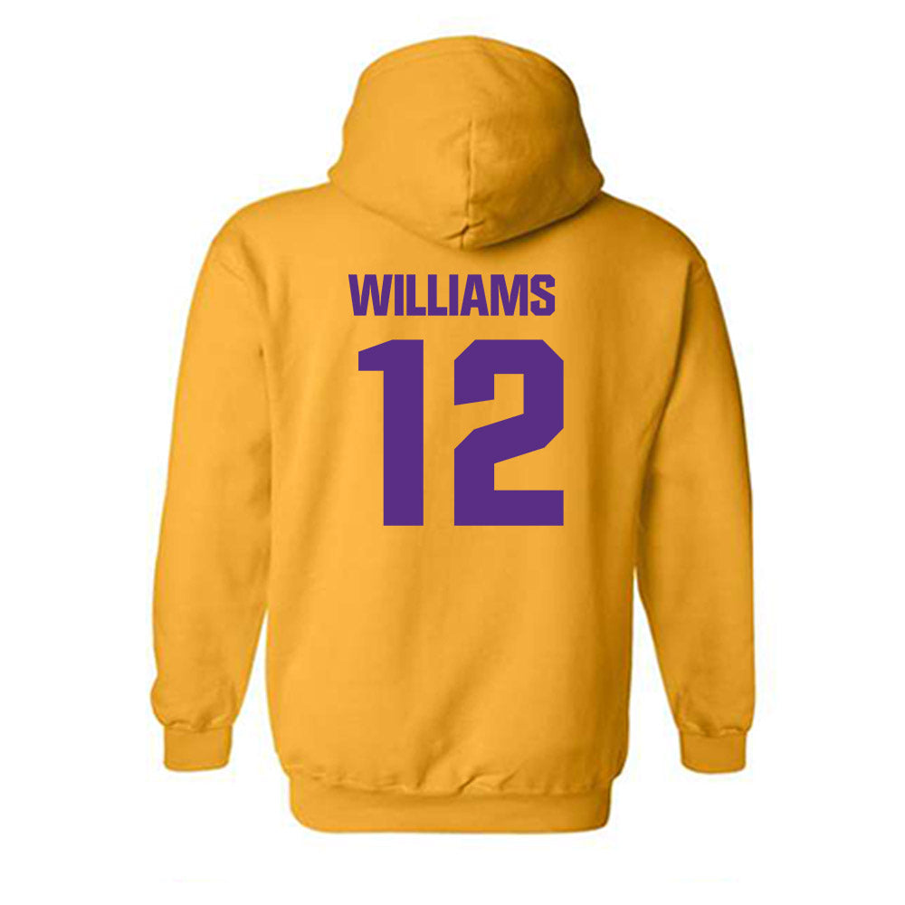 LSU - NCAA Women's Basketball : Mikaylah Williams - Classic Shersey Hooded Sweatshirt-1