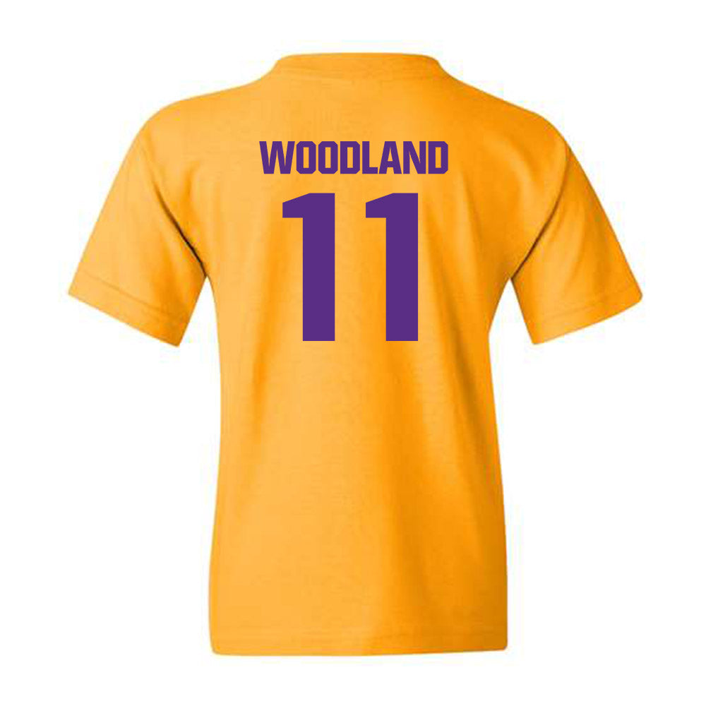 LSU - NCAA Football : PJ Woodland - Classic Shersey Youth T-Shirt