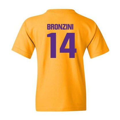 LSU - NCAA Baseball : Nic Bronzini - Classic Shersey Youth T-Shirt