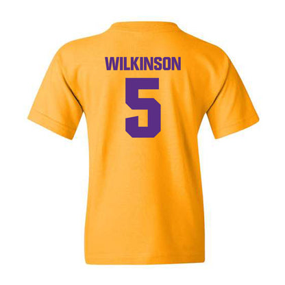 LSU - NCAA Men's Basketball : Mwani Wilkinson - Classic Shersey Youth T-Shirt