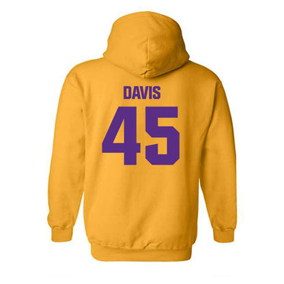 LSU - NCAA Football : Jake Davis - Classic Shersey Hooded Sweatshirt