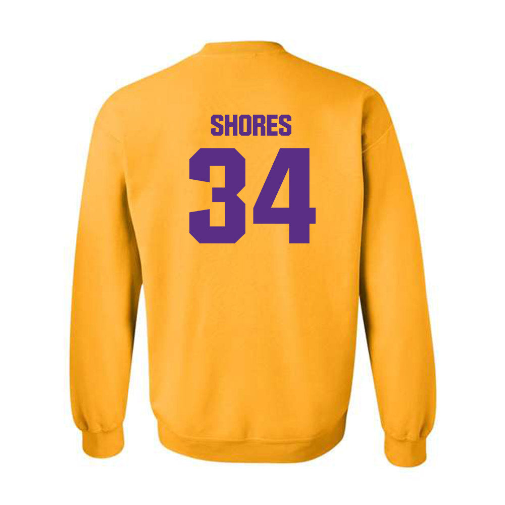 LSU - NCAA Baseball : Chase Shores - Classic Shersey Crewneck Sweatshirt