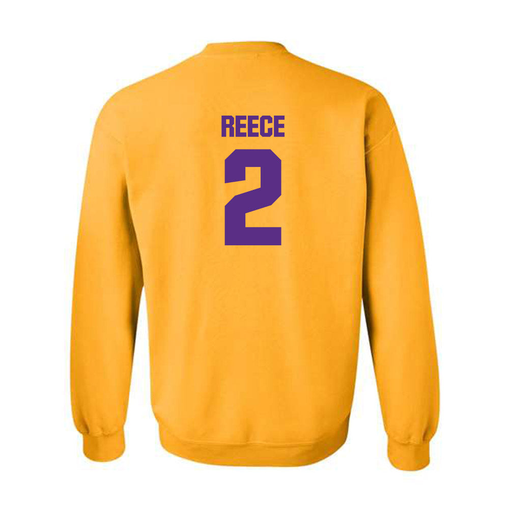 LSU - NCAA Men's Basketball : Jalen Reece - Classic Shersey Crewneck Sweatshirt-1