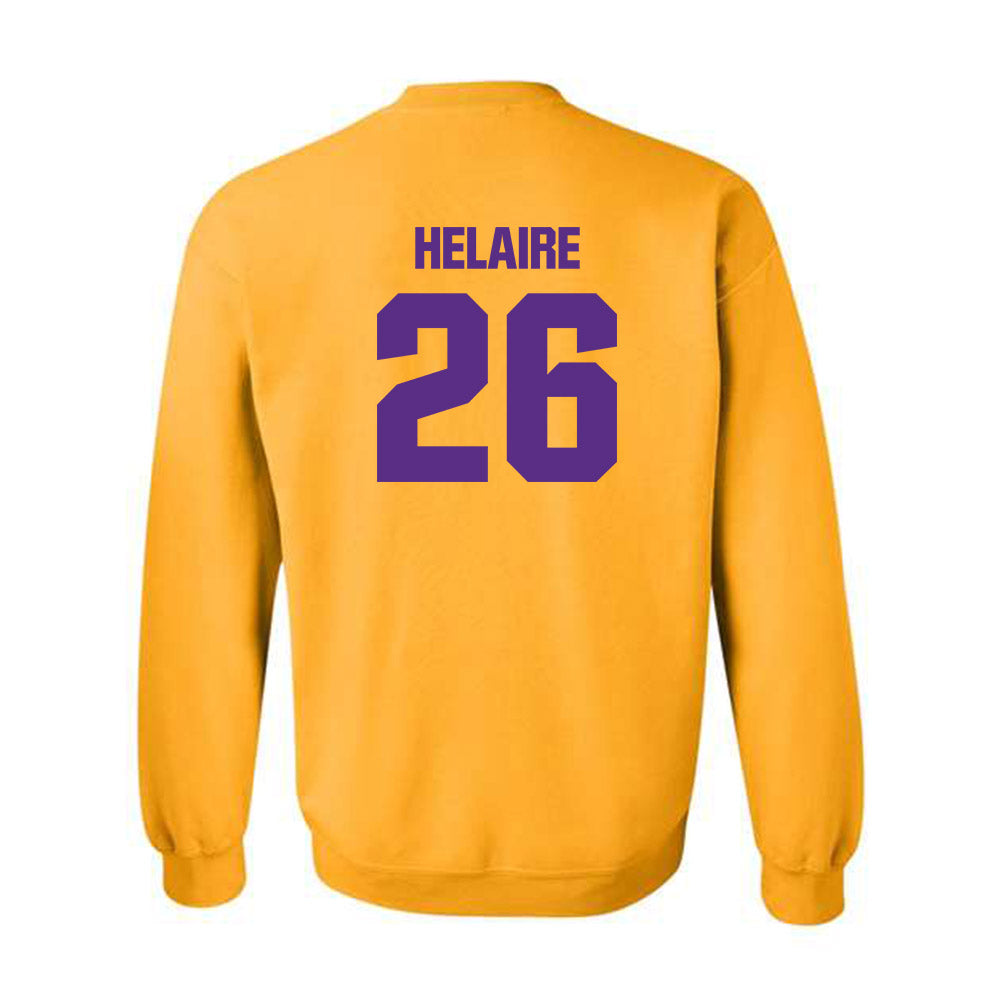 LSU - NCAA Football : Cowinn Helaire - Classic Shersey Crewneck Sweatshirt