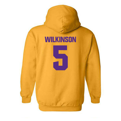 LSU - NCAA Men's Basketball : Mwani Wilkinson - Classic Shersey Hooded Sweatshirt