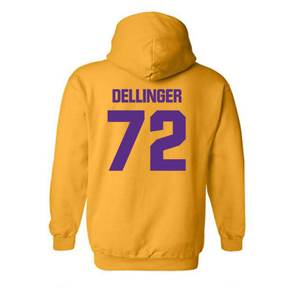 LSU - NCAA Football : Garrett Dellinger - Classic Shersey Hooded Sweatshirt