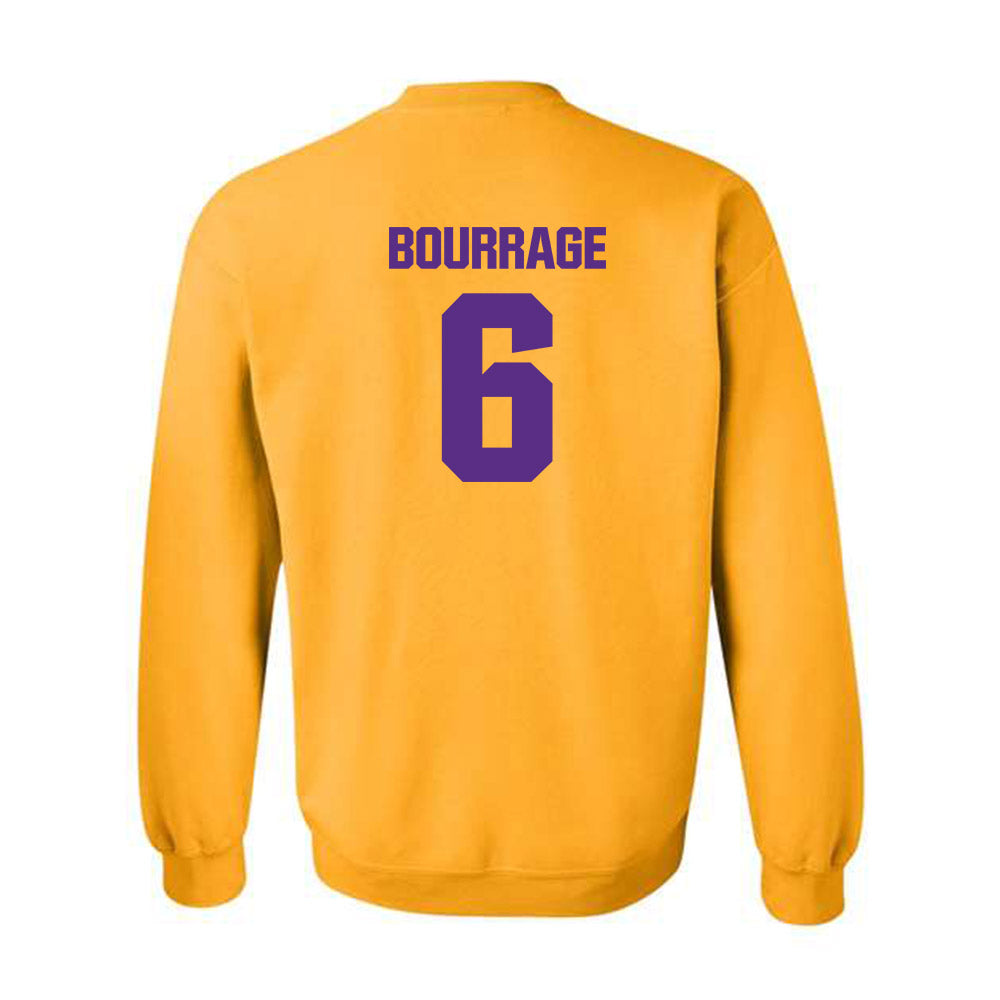 LSU - NCAA Women's Basketball : Divine Bourrage - Classic Shersey Crewneck Sweatshirt-1