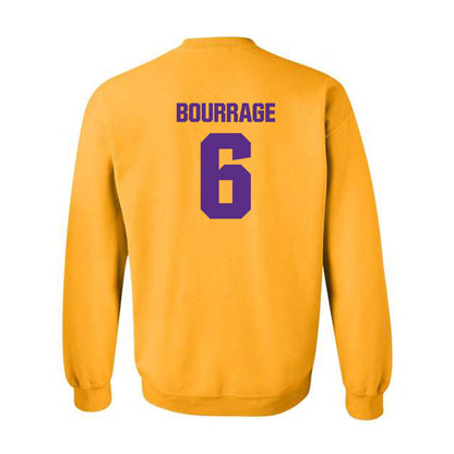 LSU - NCAA Women's Basketball : Divine Bourrage - Classic Shersey Crewneck Sweatshirt-1