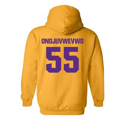 LSU - NCAA Women's Track & Field : Ella Onojuvwevwo - Classic Shersey Hooded Sweatshirt-1