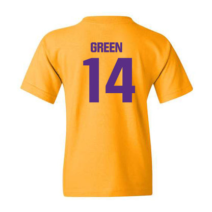 LSU - NCAA Football : Trey'Dez Green - Classic Shersey Youth T-Shirt