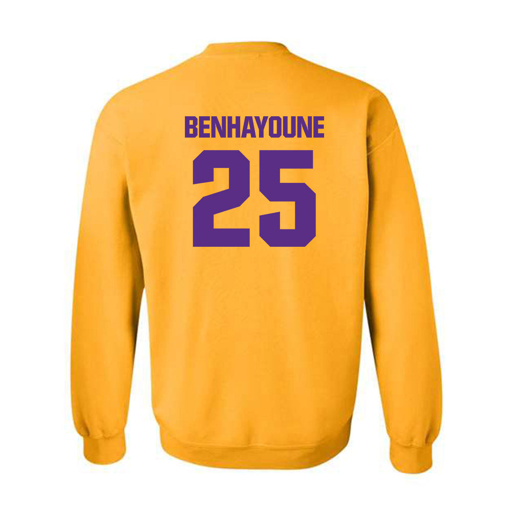 LSU - NCAA Men's Basketball : Adam Benhayoune - Classic Shersey Crewneck Sweatshirt