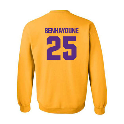 LSU - NCAA Men's Basketball : Adam Benhayoune - Classic Shersey Crewneck Sweatshirt