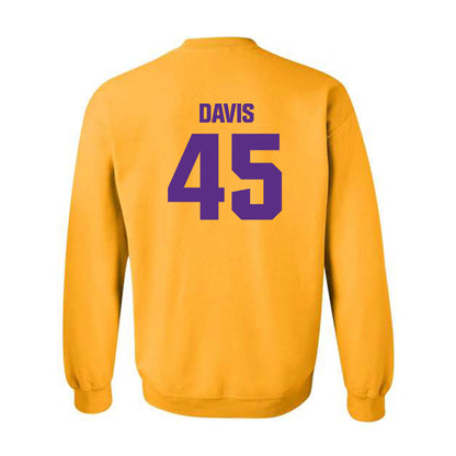 LSU - NCAA Football : Jake Davis - Classic Shersey Crewneck Sweatshirt