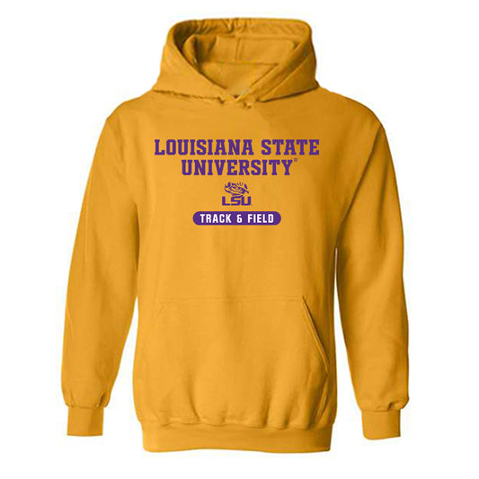 LSU - NCAA Women's Track & Field : Makeriah Harris - Classic Shersey Hooded Sweatshirt-0