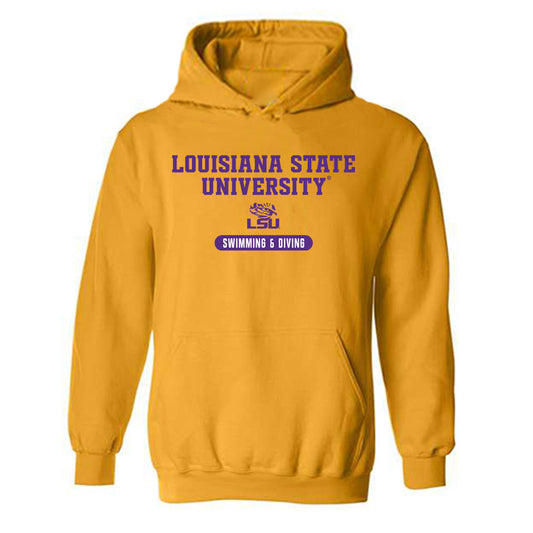 LSU - NCAA Women's Swimming & Diving : Nicole Santuliana - Classic Shersey Hooded Sweatshirt-0